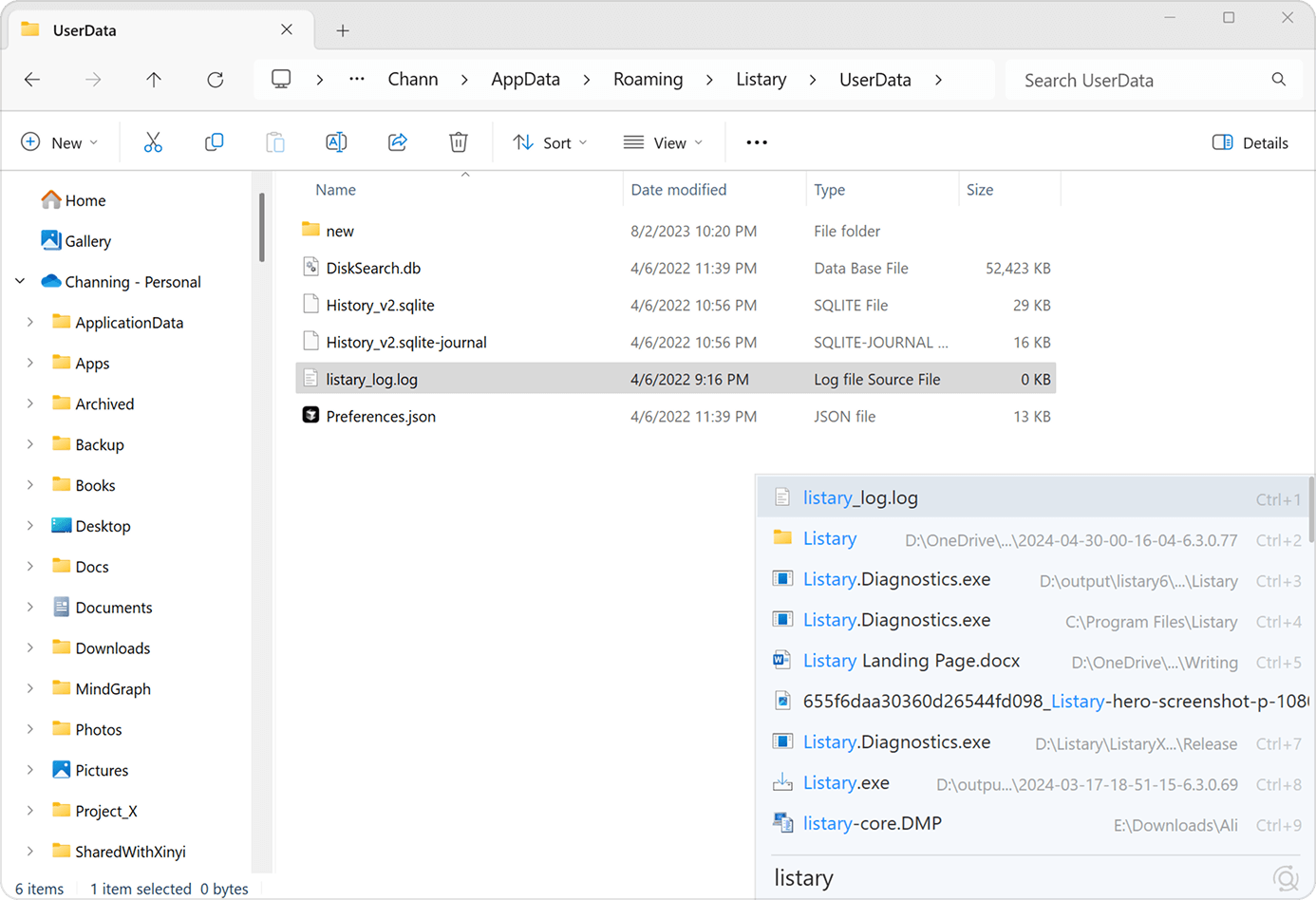Locate Files Instantly