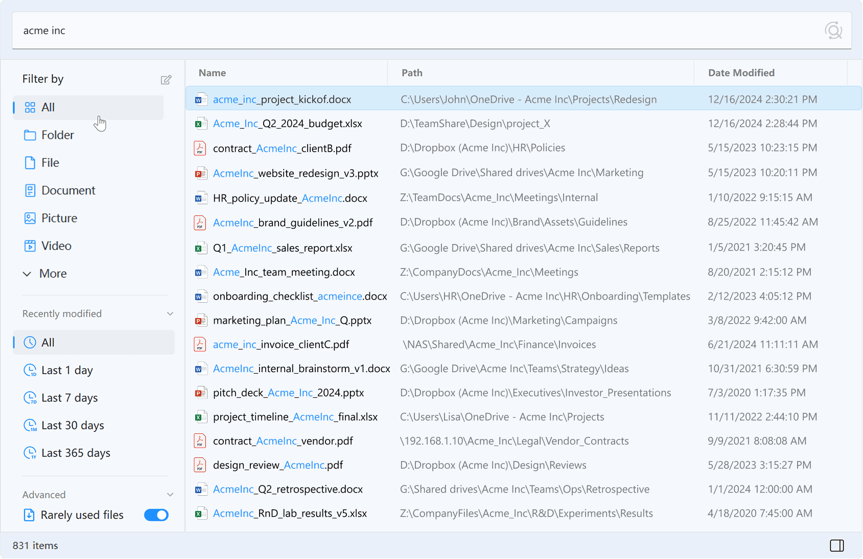 Stop Asking Around for Files
